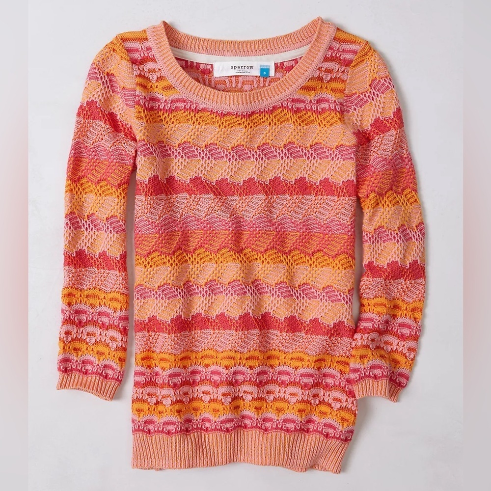 Anthropologie Sparrow Multicolor Knit Sweater